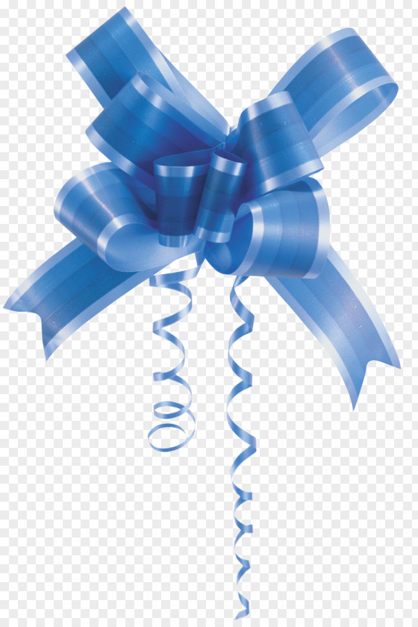 Bowknot Blue Ribbon Clip Art PNG