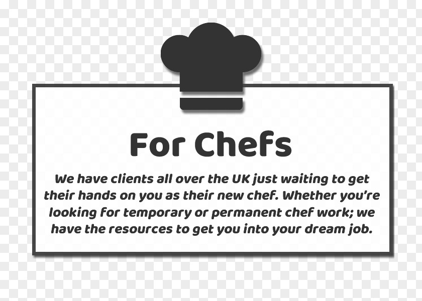 Chef Career Paper Logo Organization Job PNG