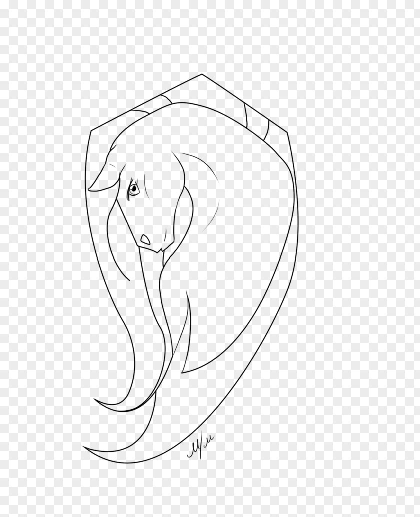 Drawing Line Art Horse Sketch PNG