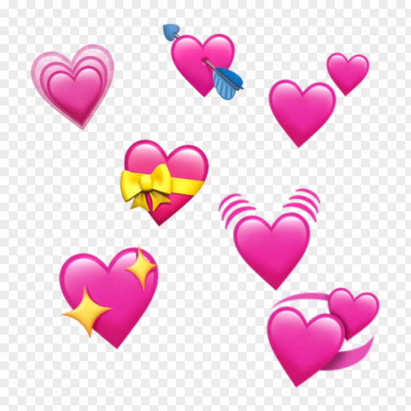 Emoji Heart Image PicsArt Photo Studio IOS PNG