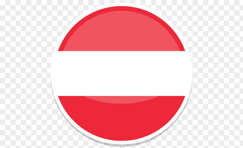 Austria Circle Line Red Font PNG