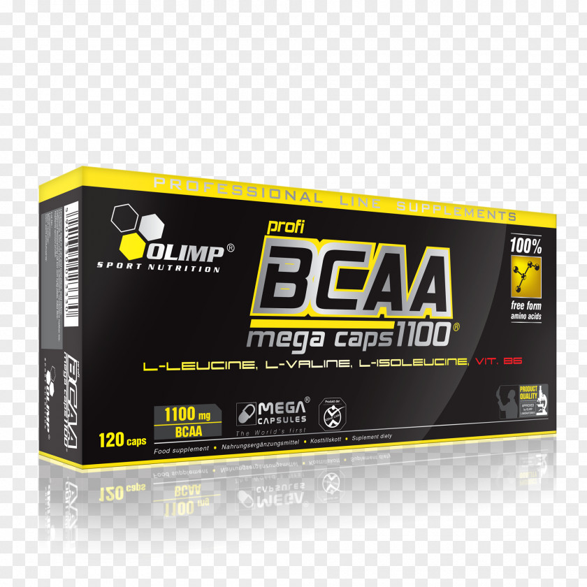 Bcaa Olimp BCAA 1100 Mega Caps 120 Branched-chain Amino Acid Nutrition PNG