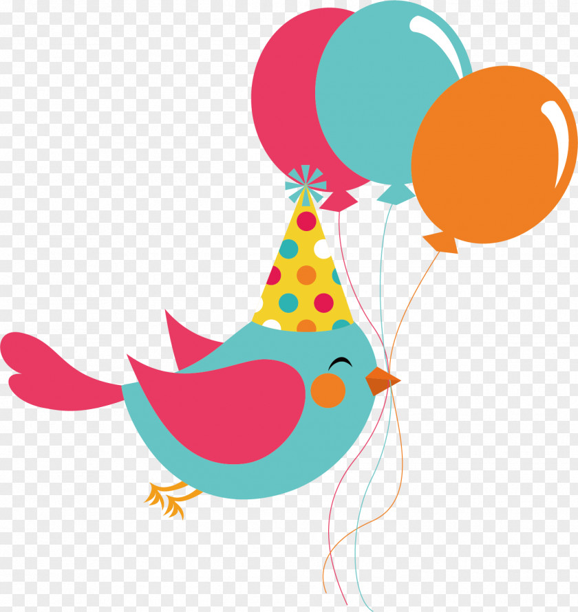Cartoon Balloon Dove Vector Party Favor Birthday Childrens PNG