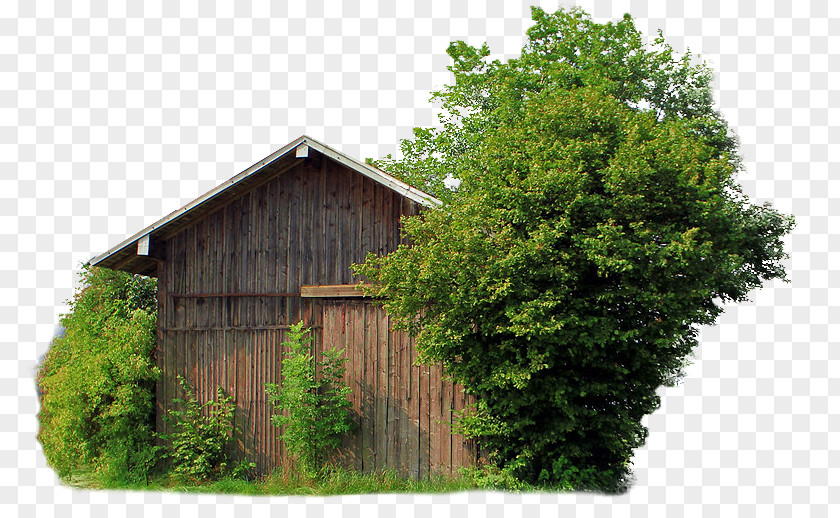 Japanese Retro Wooden House Barn Building PNG