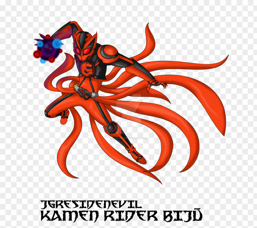 Kyuubi Vector Eiji Hino Kamen Rider DeviantArt Kurama Tailed Beasts PNG
