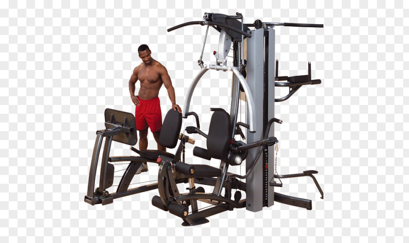Hoist Fitness Equipment Body Solid Fusion 600 Home Gym F600/2-FLP Centre Weight Training Strength Physical PNG