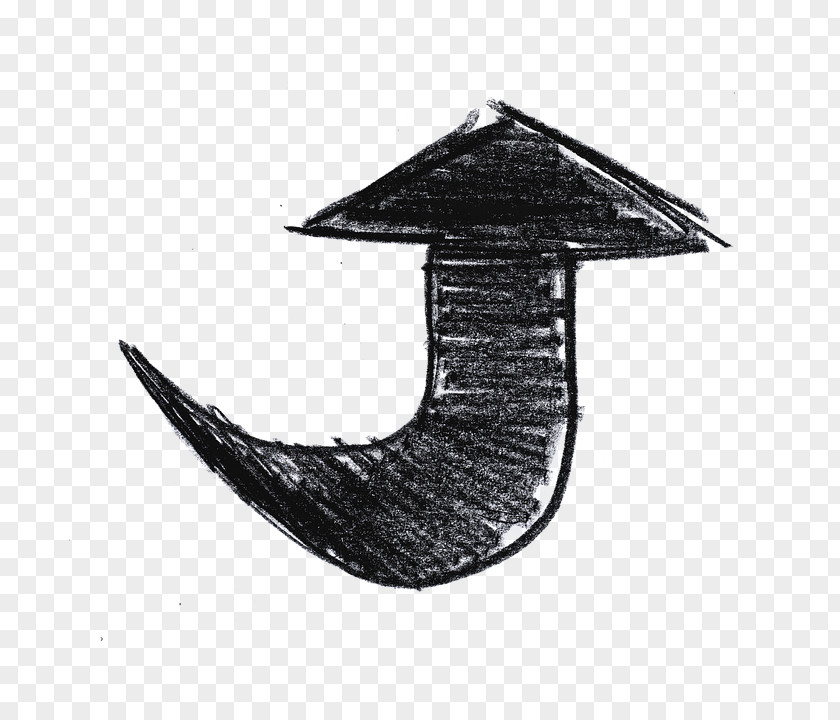 Arrow Sketch Symbol PNG