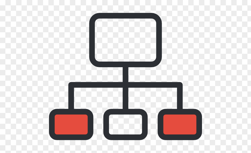 Network Icon Computer Structure Hierarchical Organization PNG