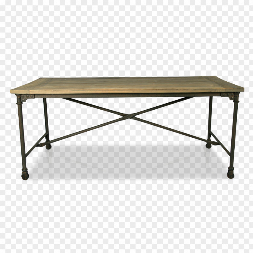Table Furniture Wood Eettafel Industrial Style PNG