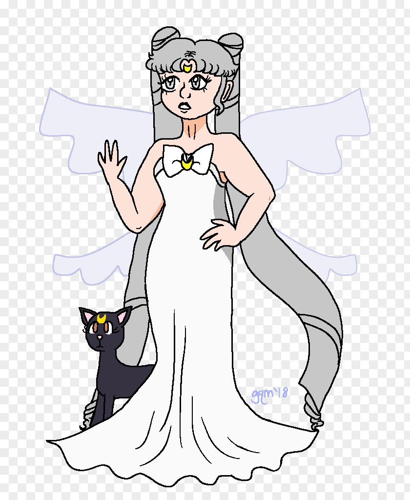 Costume Style Moon Drawing PNG