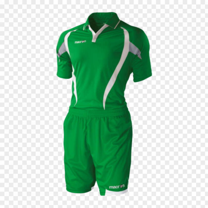 Macron Green Uniform Sleeve Shirt Sports PNG