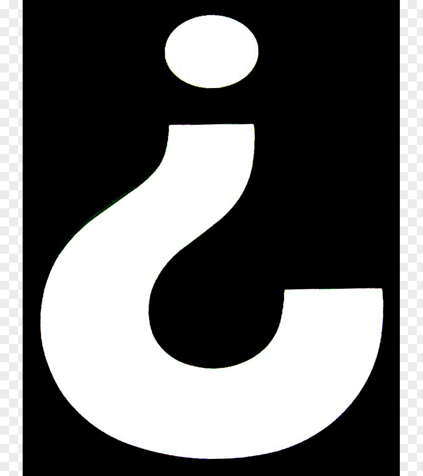 Question Mark Graphic Black And White Circle Wallpaper PNG