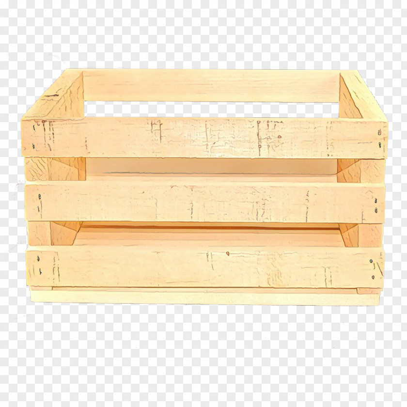 Box Wood Furniture Rectangle Beige PNG
