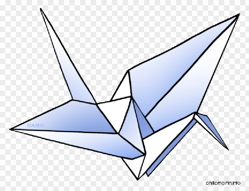 Crane Thousand Origami Cranes Clip Art Orizuru Openclipart PNG