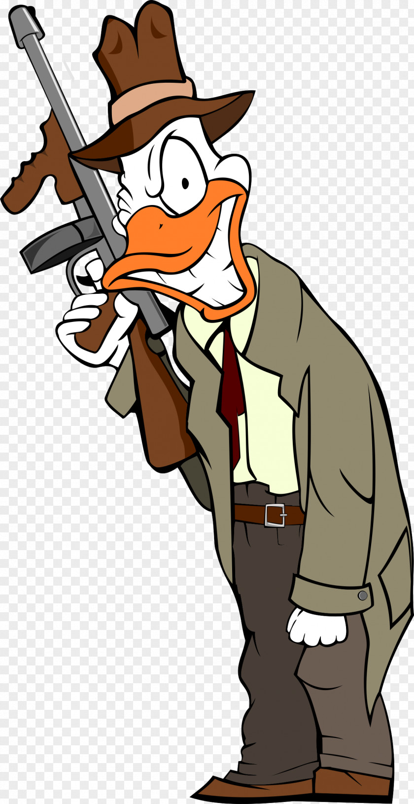 Gangster Cliparts American Pekin Duck Mallard Bird Clip Art PNG