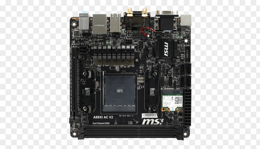 MotherboardMini ITXSocket FM2+AMD A88XSocket FM2+ Socket AM4 MSI A88XI AC V2MotherboardMini Mini-ITXSocket Fm2 V2 PNG
