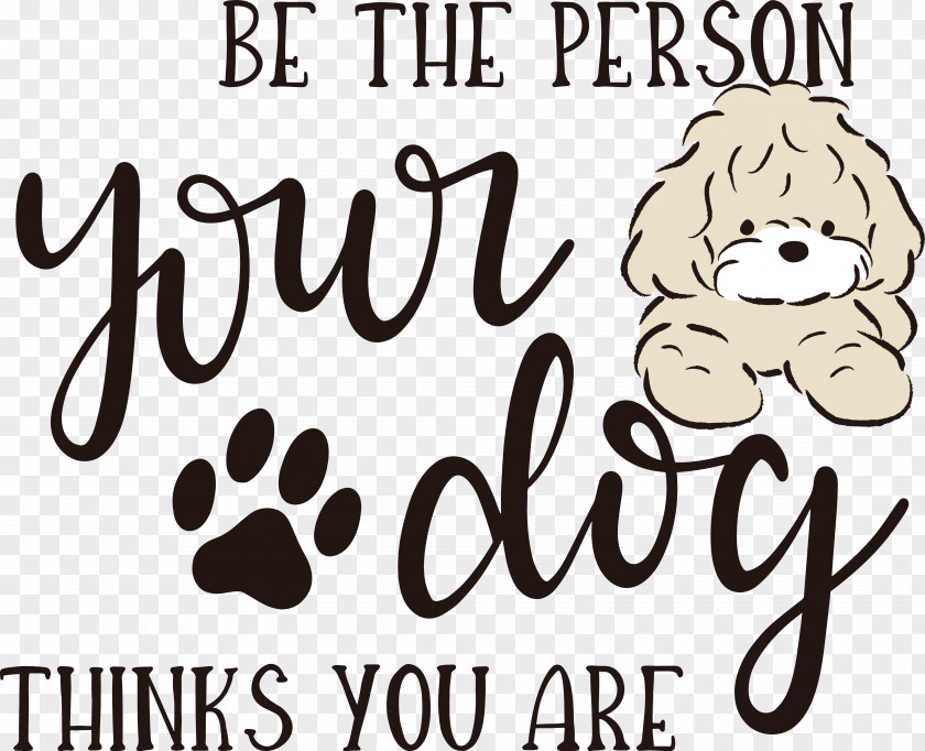 Dog Human Happiness Logo Black And White M PNG