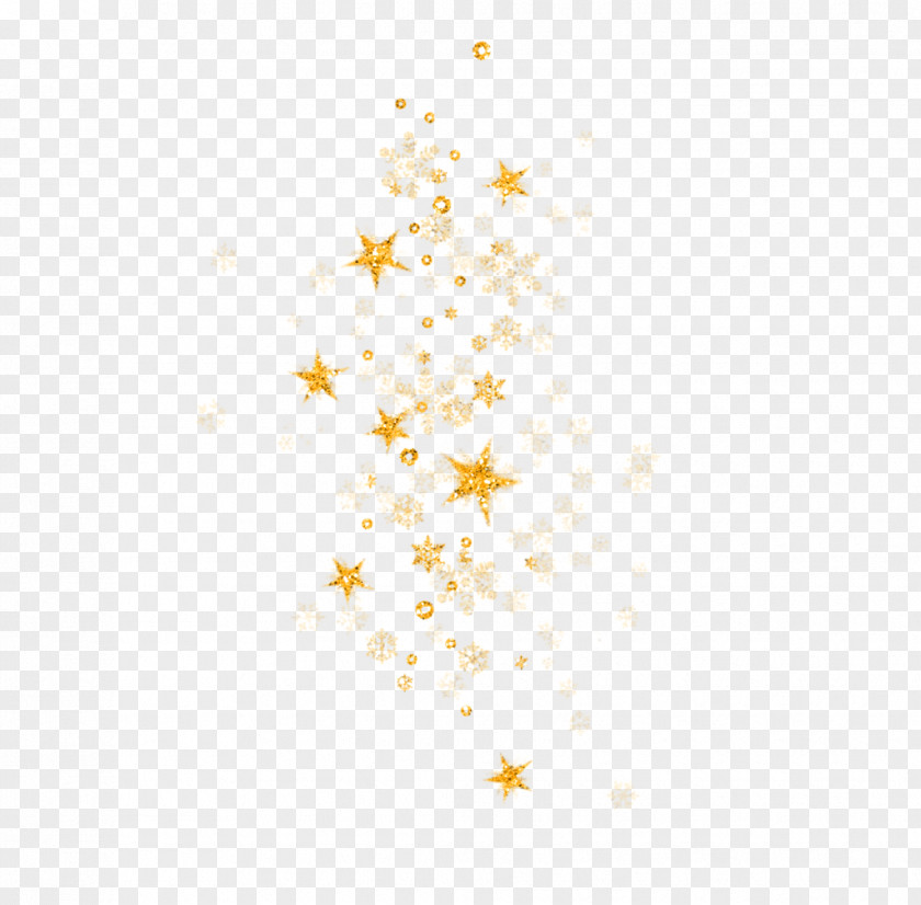 Golden Stars Floating Material Star Euclidean Vector Icon PNG