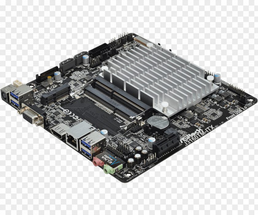Intel Motherboard Central Processing Unit Asrock J3160tmitx J3160 Dualddr31600 Sata3 HDMI Dsub Usb 3.0 Mitx Mini-ITX PNG