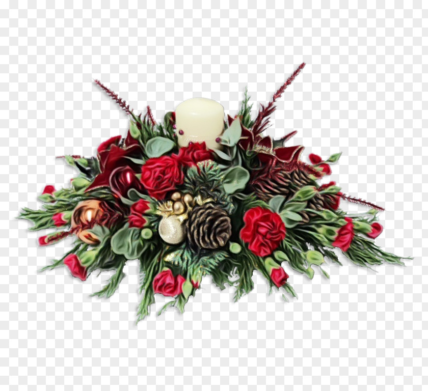 Rose Order Building Red Christmas Ornament PNG