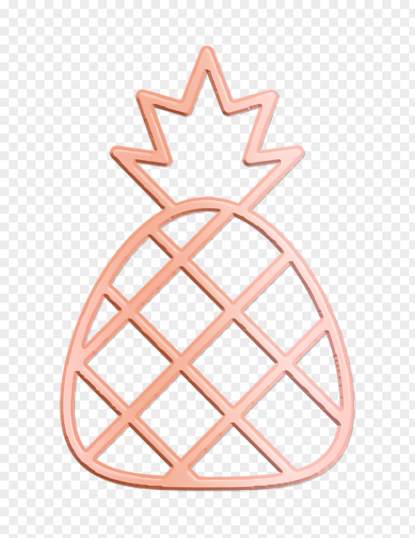 Summer Icon Pineapple Fruit PNG