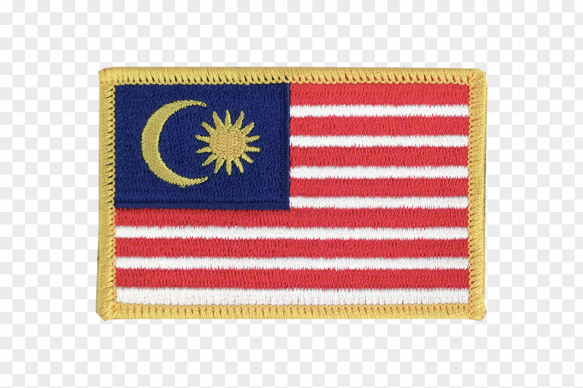 Flags And Badges Flag Of Malaysia Patch Embroidered PNG