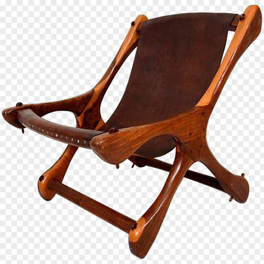 Modern Chair Mid-century Sling Danish Furniture PNG