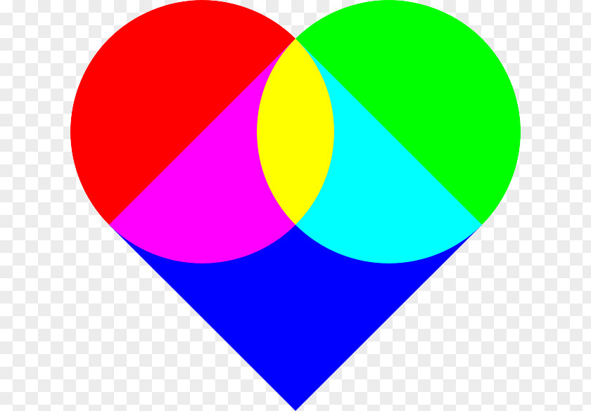 Rgb Heart RGB Color Model Clip Art PNG