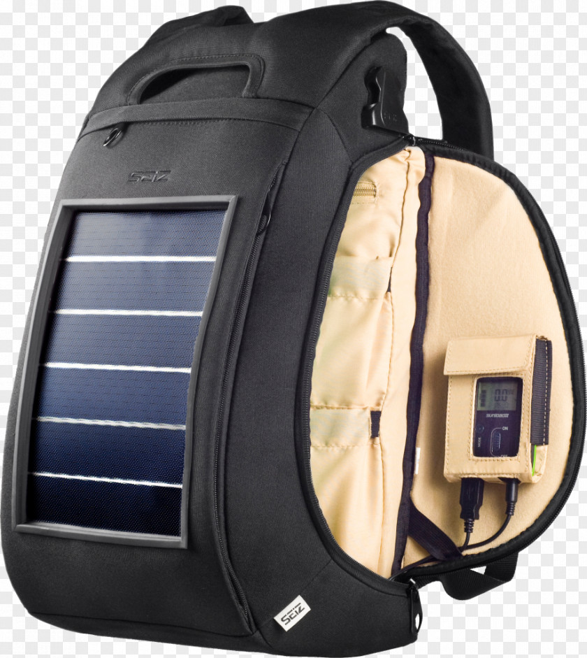Backpack Battery Charger Laptop Solar Impulse PNG