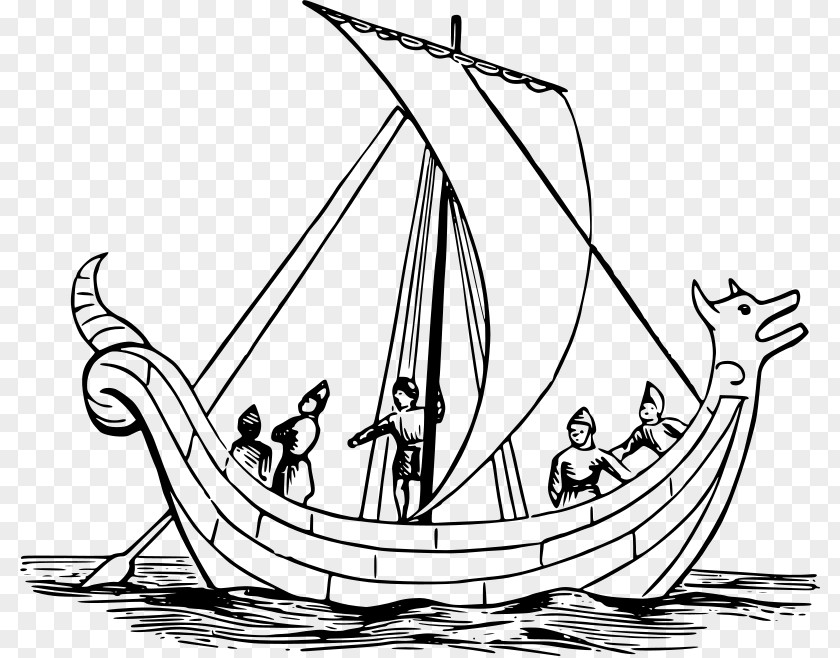 Boat Drawing Sailboat Ship PNG