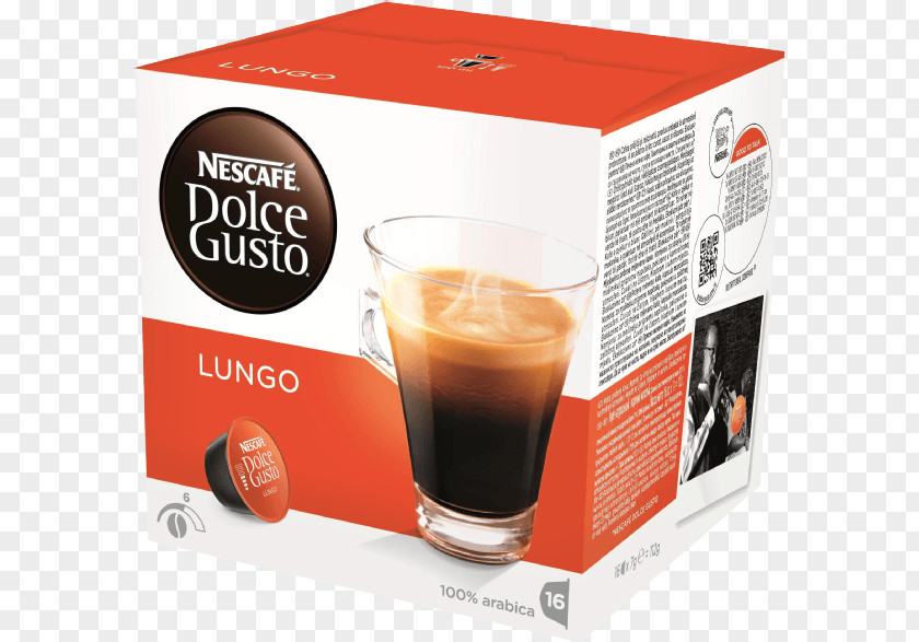 Coffee Lungo Dolce Gusto Espresso Cafe PNG