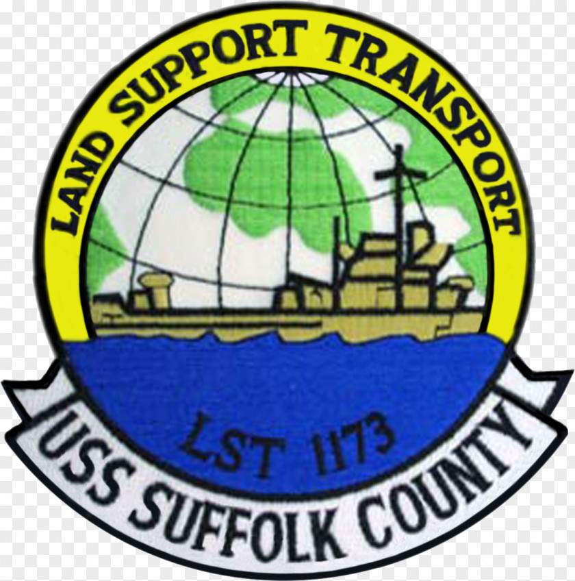Patch USS Suffolk County (LST-1173) Landing Ship, Tank United States Navy PNG