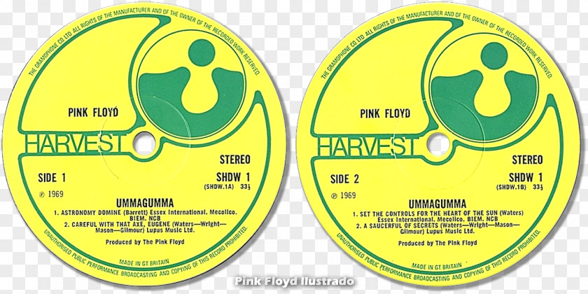 Yey Compact Disc Harvest Records Steel Pink Floyd PNG