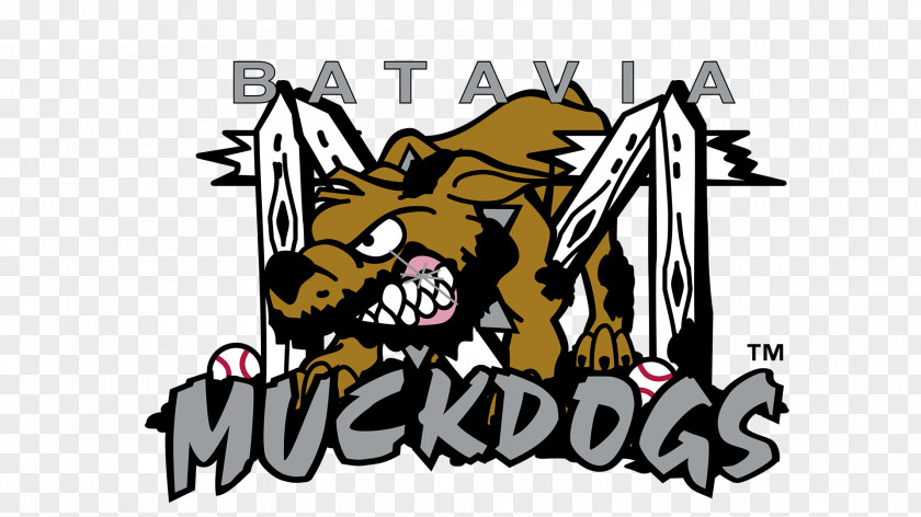 Baseball Batavia Muckdogs Batavia, New York Minor League Logo Vector Graphics PNG