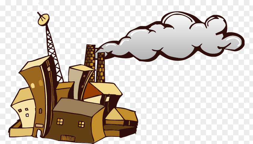 Factory Chimney Smoke PNG , Abstract factory chimneys clipart PNG