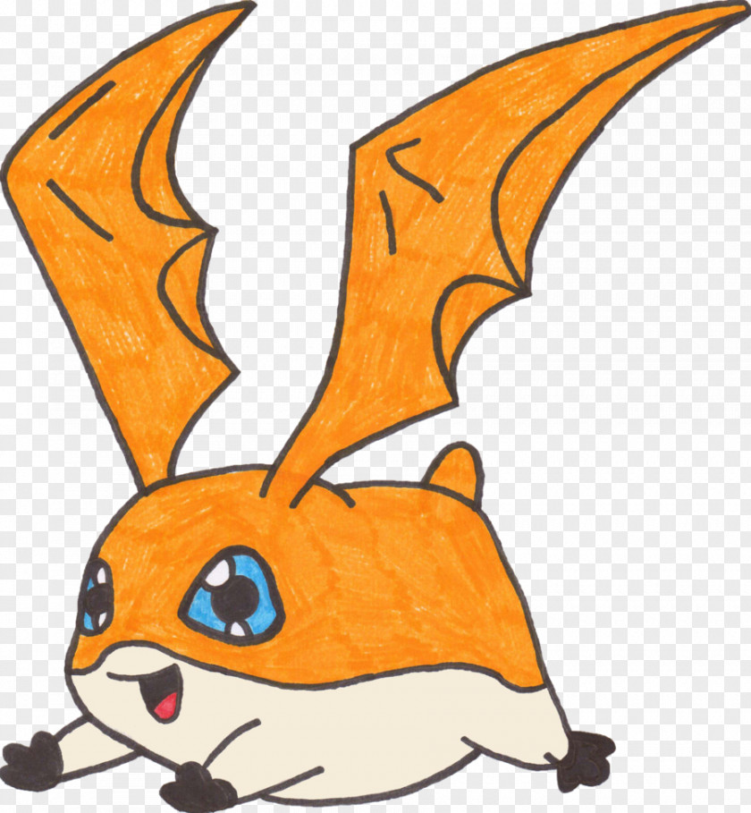 Gatomon Fanart Patamon Red Fox Digimon Clip Art PNG