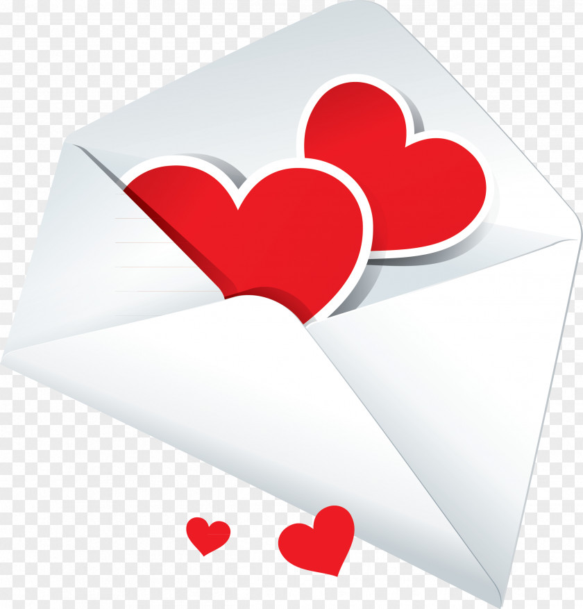 I Love You Envelope Heart Clip Art PNG