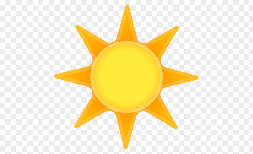 SUN RAY Emoji Android Mobile Phones Unicode PNG