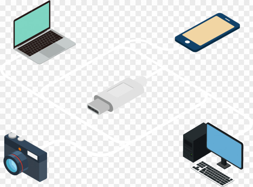 USB Flash Drives Eizo USB-C Electrical Connector Computer Monitors PNG