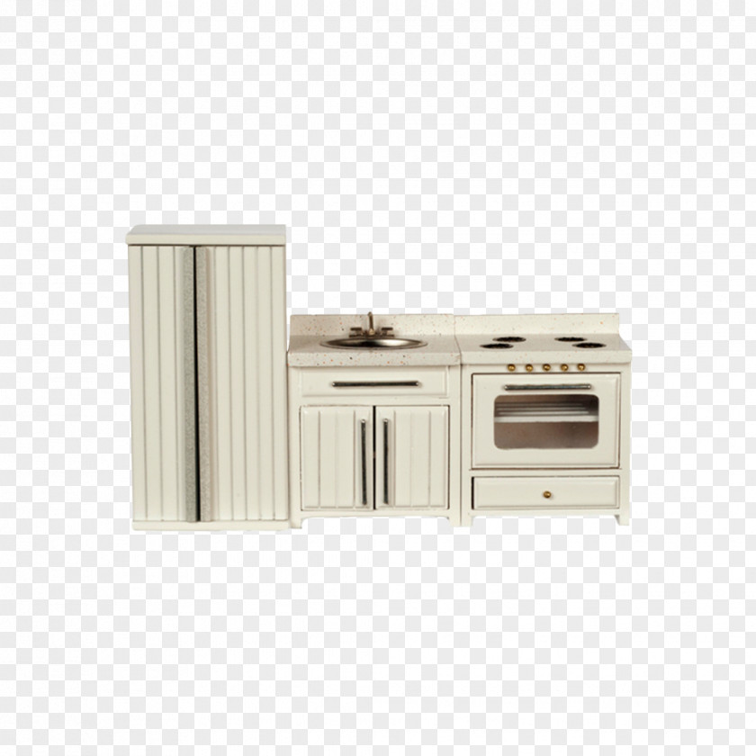 White Dish Buffets & Sideboards Drawer Product Design Angle Dollhouse PNG