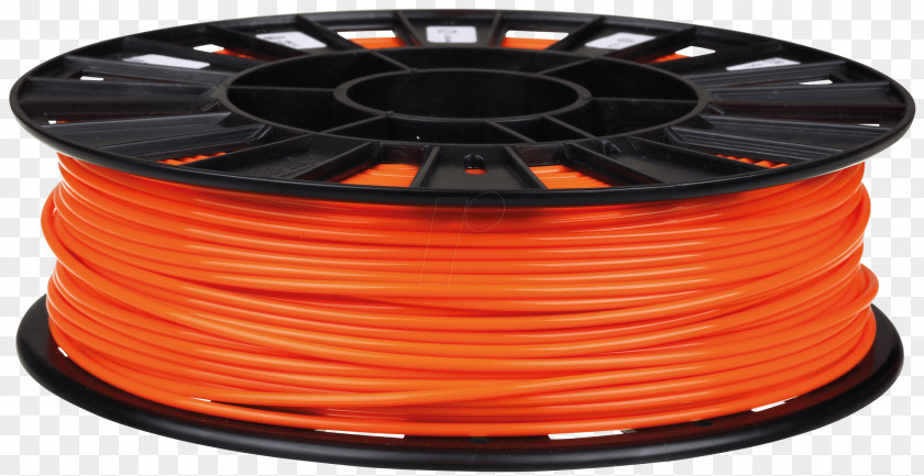 3D Printing Filament Polylactic Acid Millimeter Orange PNG