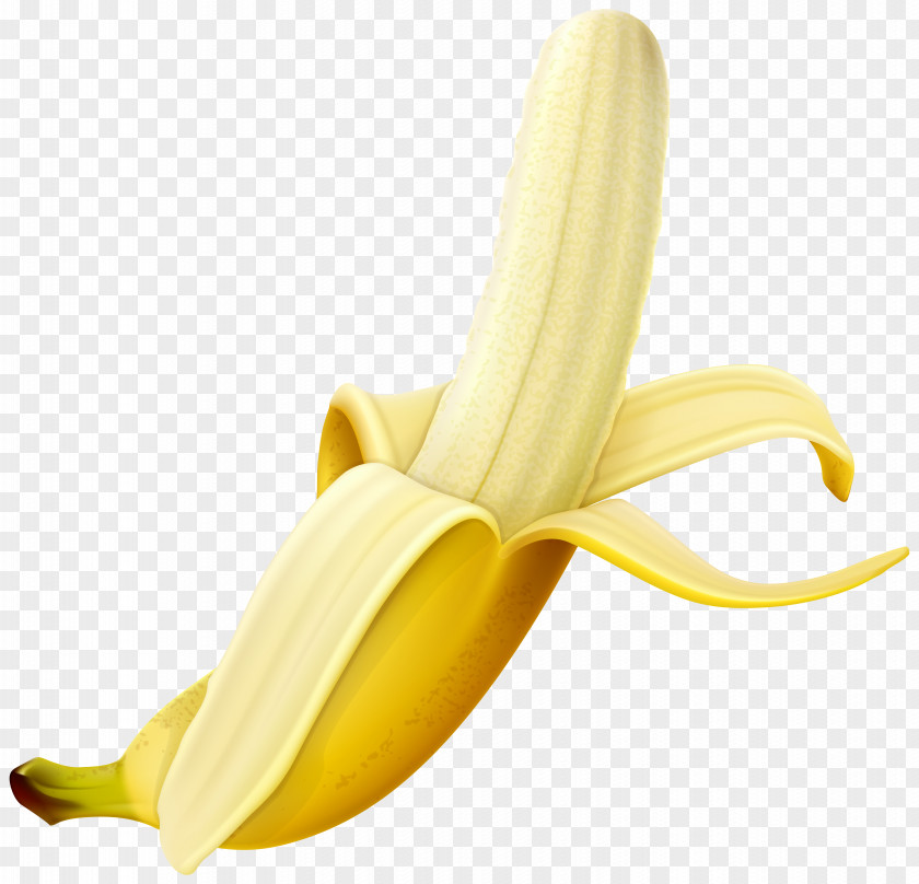 Peeled Banana Clipart Image Peel Clip Art PNG