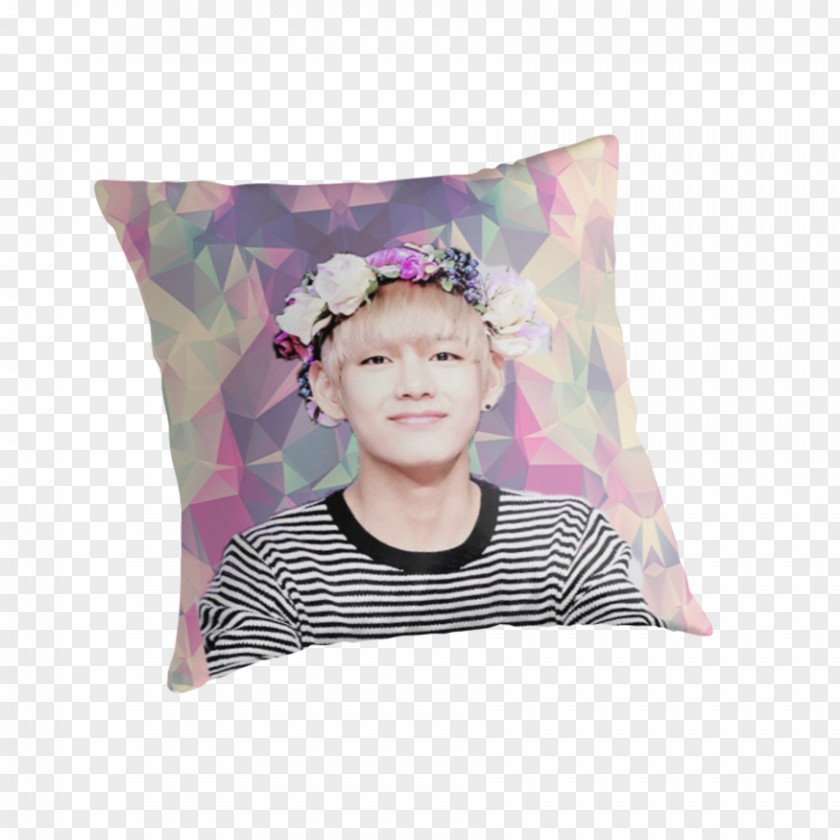 Pillow Cushion Throw Pillows BTS Pink M PNG