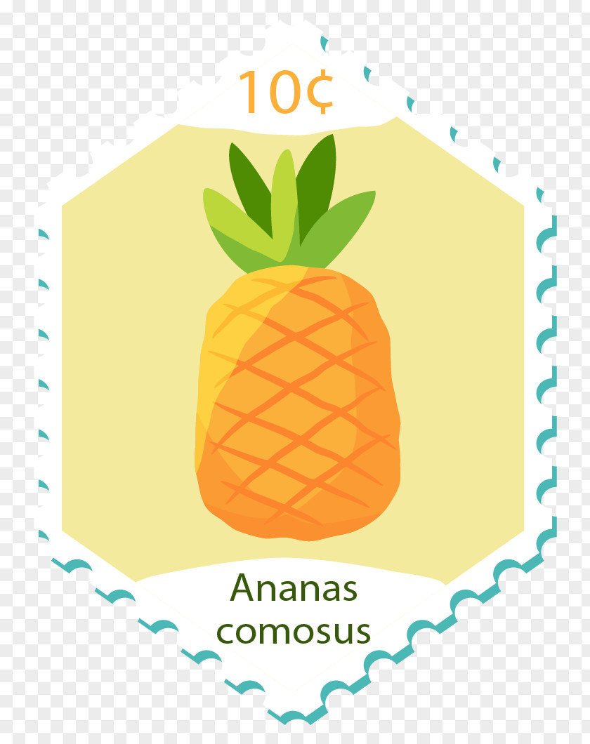 About Stamp Pineapple Vector Graphics Image Design PNG