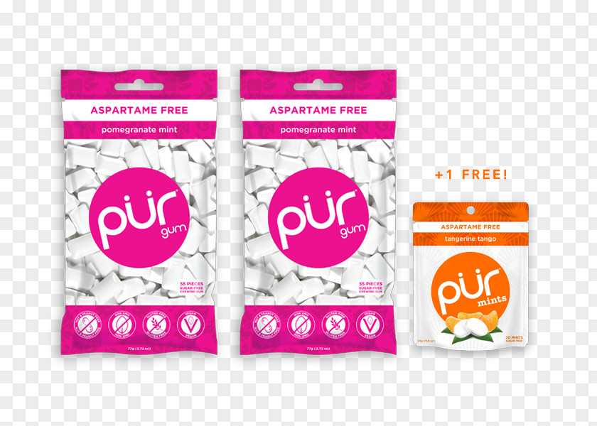 Buy 2 Get 1 Chewing Gum PÜR Aspartame Xylitol Sugar Substitute PNG