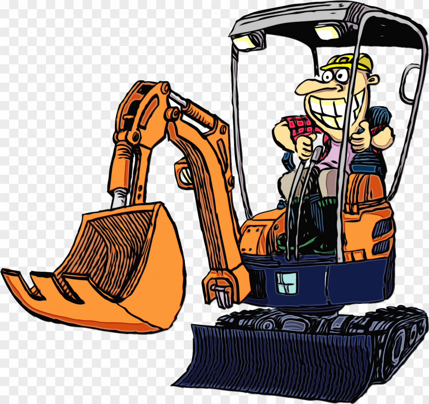 Fictional Character Vehicle Cartoon Construction Equipment Clip Art PNG