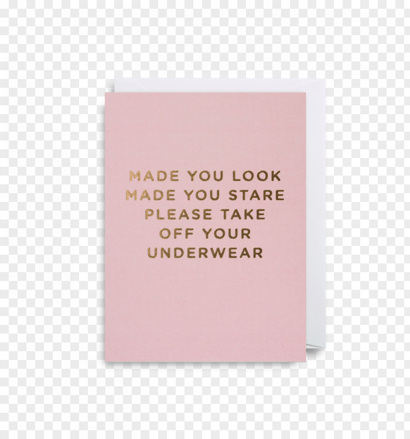 Made For You Card Product Pink M Font Text Messaging PNG