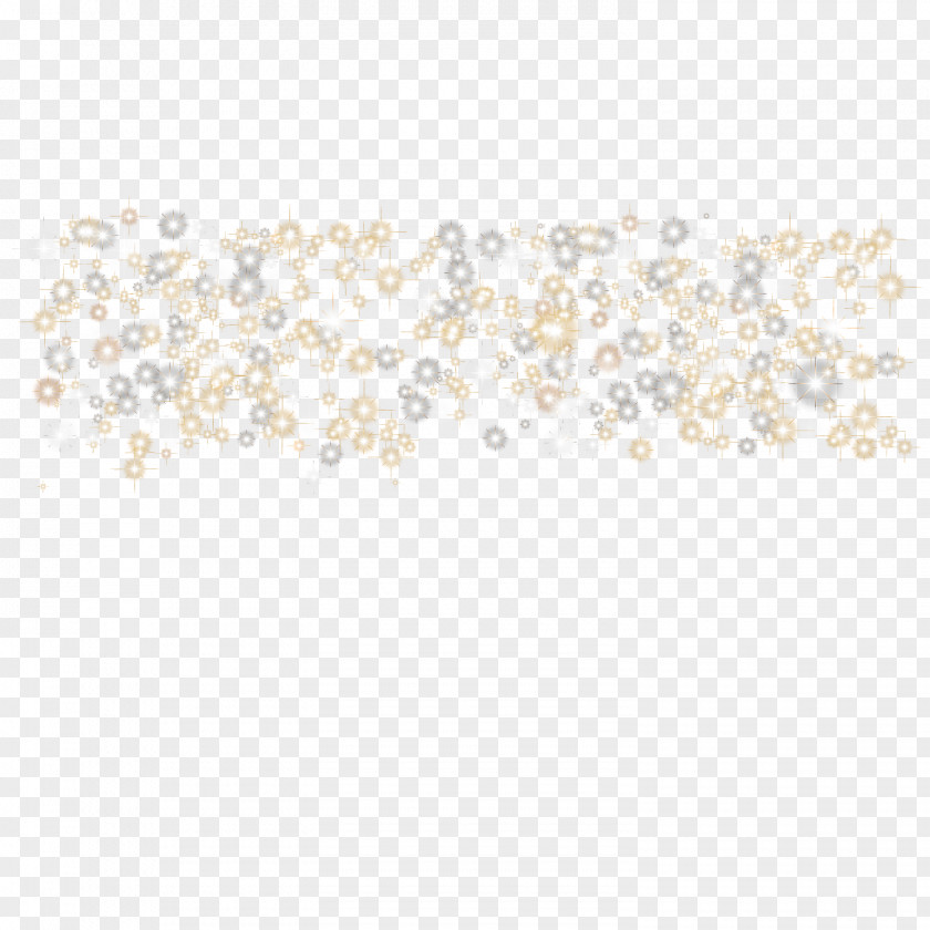 The Sparkling Stars White Pattern PNG