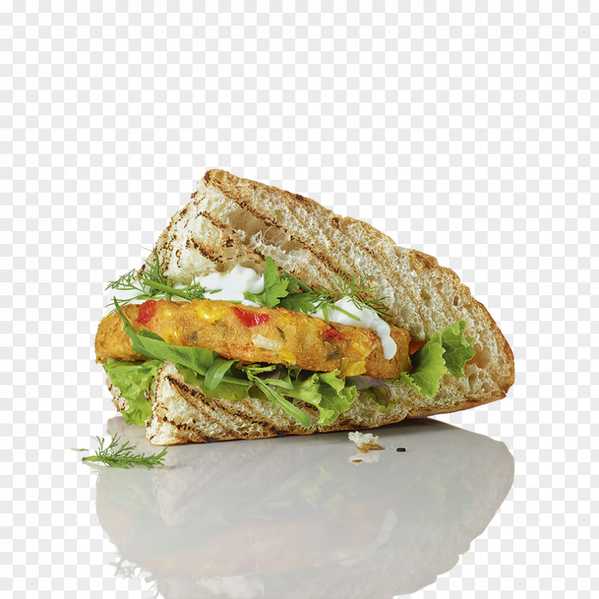 Veggie Burger Breakfast Sandwich Ham And Cheese Vegetarian Cuisine PNG
