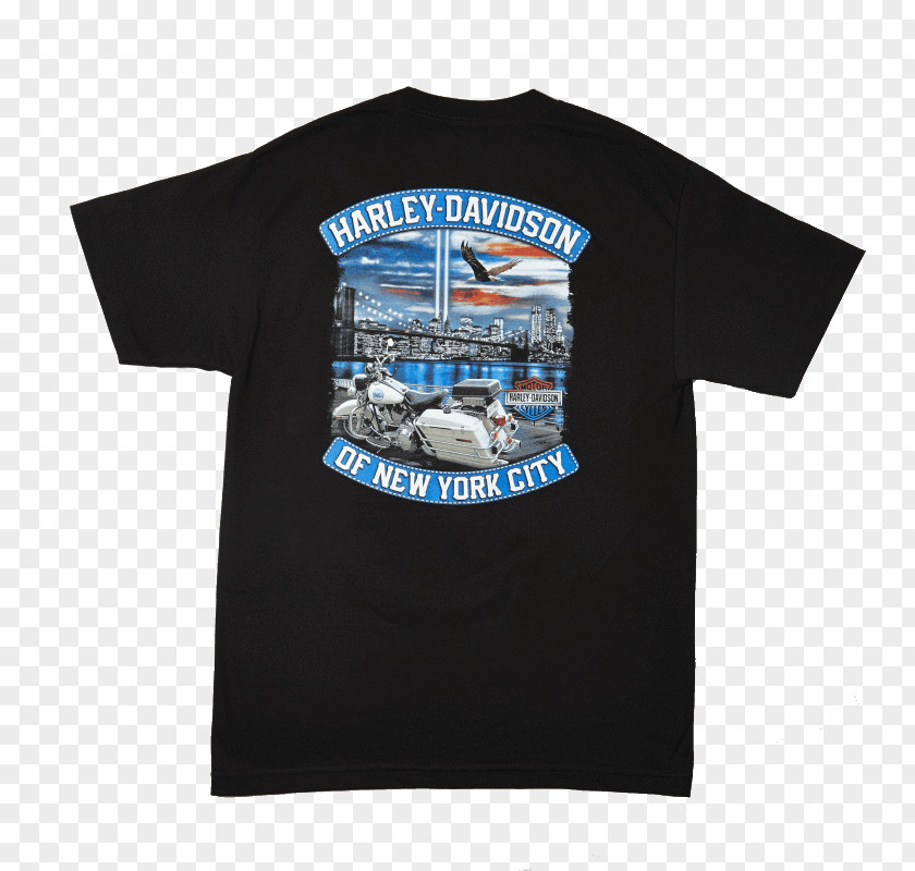 T-shirt Harley-Davidson Motorcycle Sleeve PNG